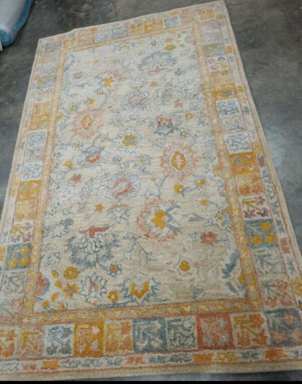 121212121.jpg Hand Tufted Rugs (Blended Wool) 5*8 in Size