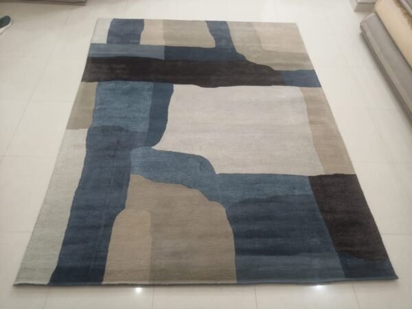 Hand Tufted Rugs (New Zealand Wool +Silk) 7.6*9.6 in Size