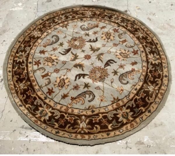 Hand Tufted Round Rugs (New Zealand Wool) 4*4 in Size