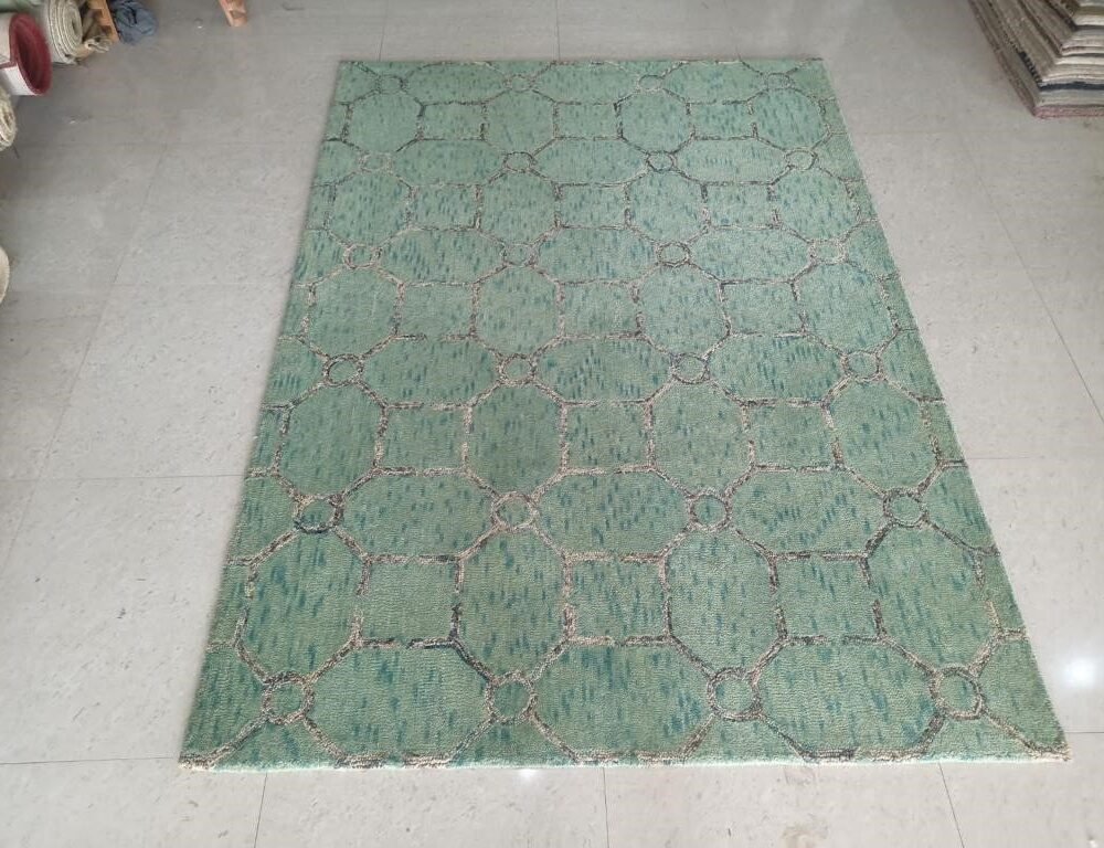 1717171717.jpg Hand Tufted Rugs (Blended Wool) 5*8 in Size