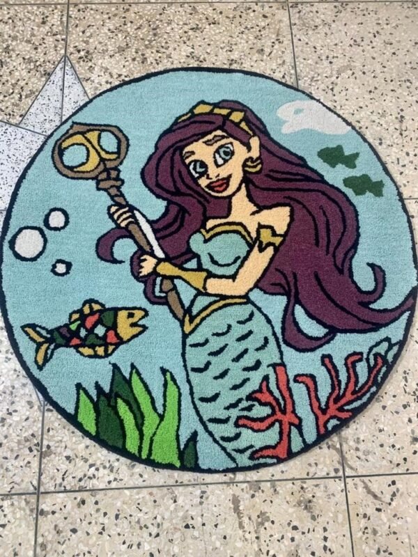 Hand Tufted Rugs (New Zealand Wool) 3*3 in Size