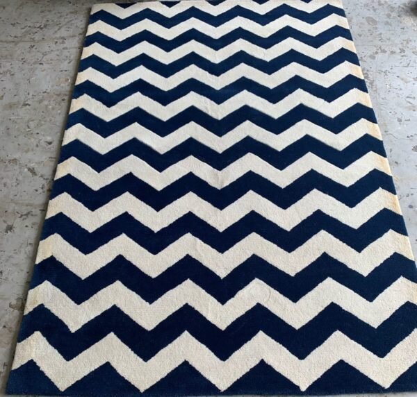 5-e1715925446300.jpg Hand Tufted Rugs - Black (Blended Wool)