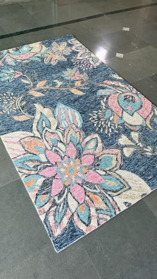 65656577.jpg Hand Tufted Rugs (New Zealand Wool) 5*8 in Size