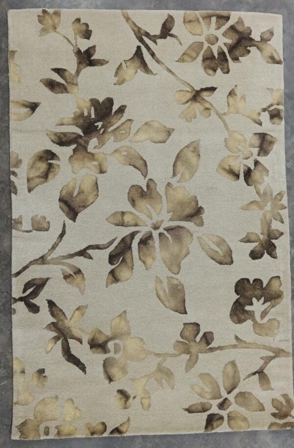 666.jpg Hand Tufted Rugs (Blended Wool) 4*6 in Size