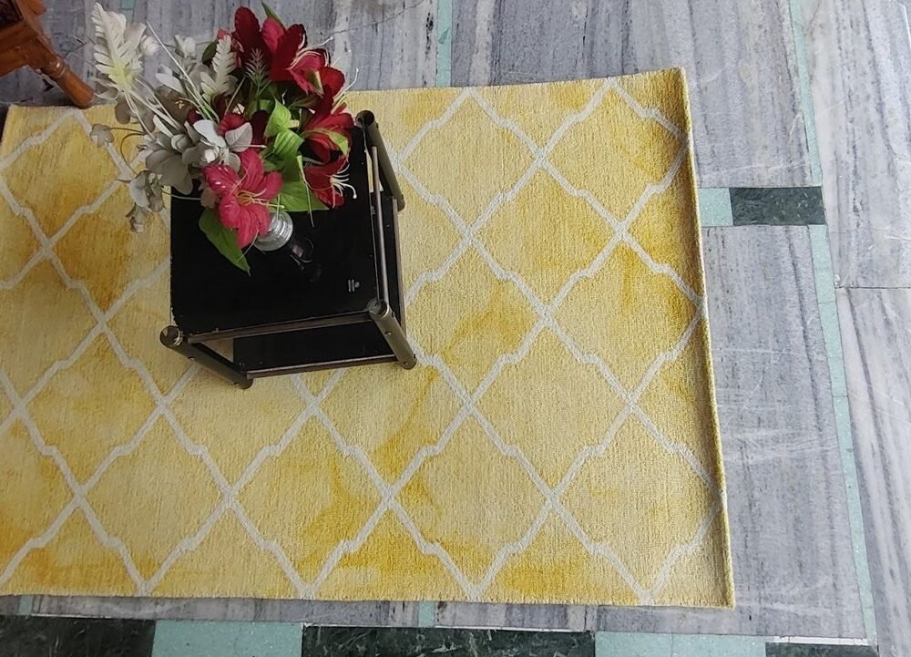 7777-1.jpg Hand Tufted Rugs (Blended Wool) 4*6 in Size