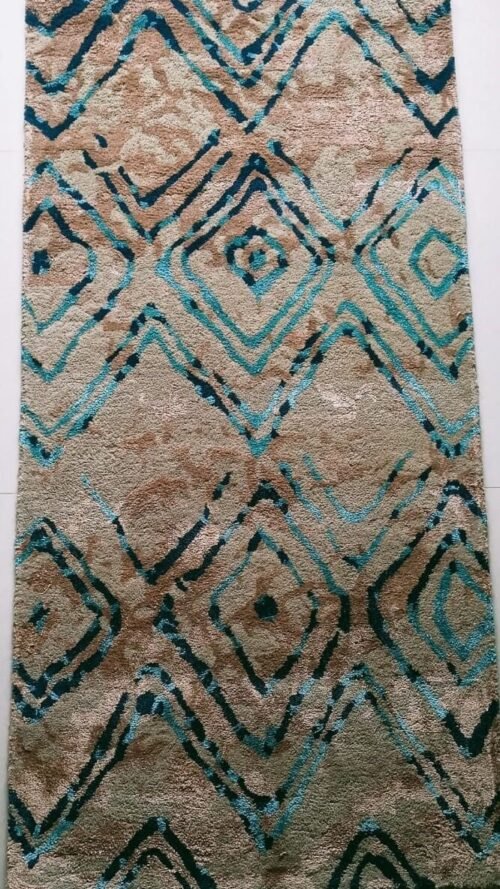 77777777-e1716796285387.jpg Hand Tufted Rugs (New Zealand Wool +Silk)