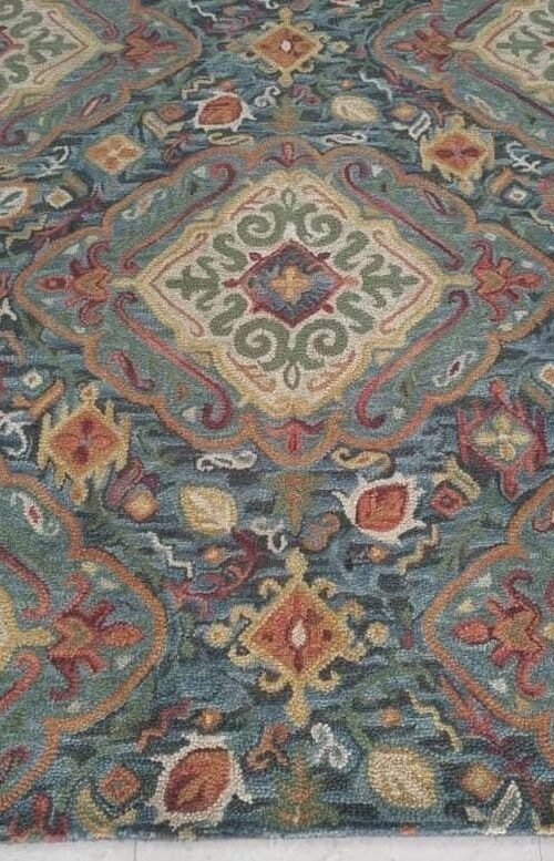 8.jpg Hand Tufted Rugs (Blended Wool) 5*7 in Size