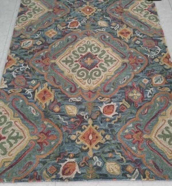 8.jpg Hand Tufted Rugs (Blended Wool) 5*7 in Size