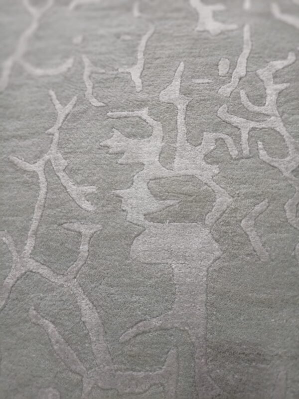 Shilpatra Stone-Grey Textured Rug