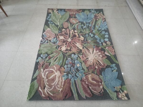 Hand Tufted Rugs (Blended Wool) 5*8 in Size