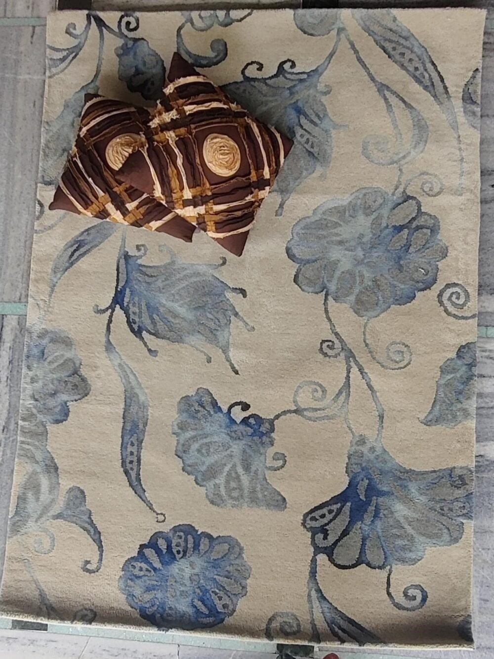 bbbbbbbbb.jpg Hand Tufted Rugs (Blended Wool) 4*6 in Size