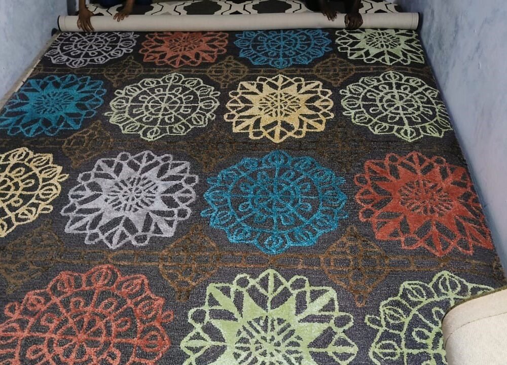 wwww.jpg Hand Tufted Rugs (New Zealand Wool) 8*10 in Size