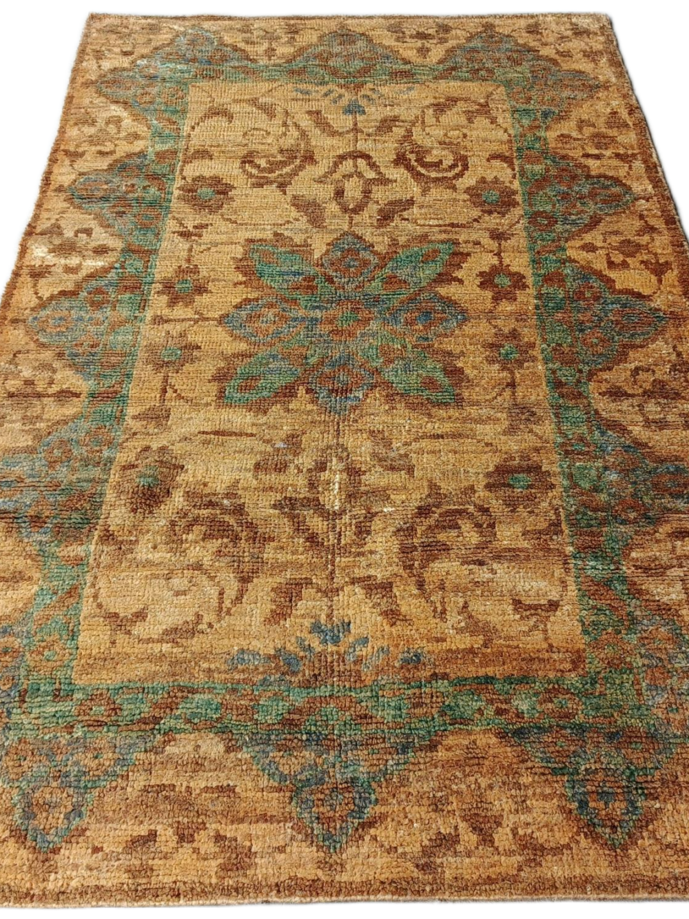 Paanchali Teal-Patina Jute Rug