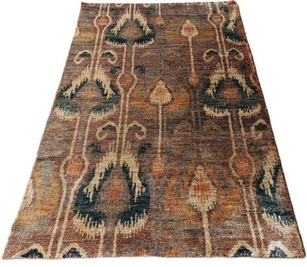RVC-143 (2) Anvaya Tribal Hand Knotted Jute Rug