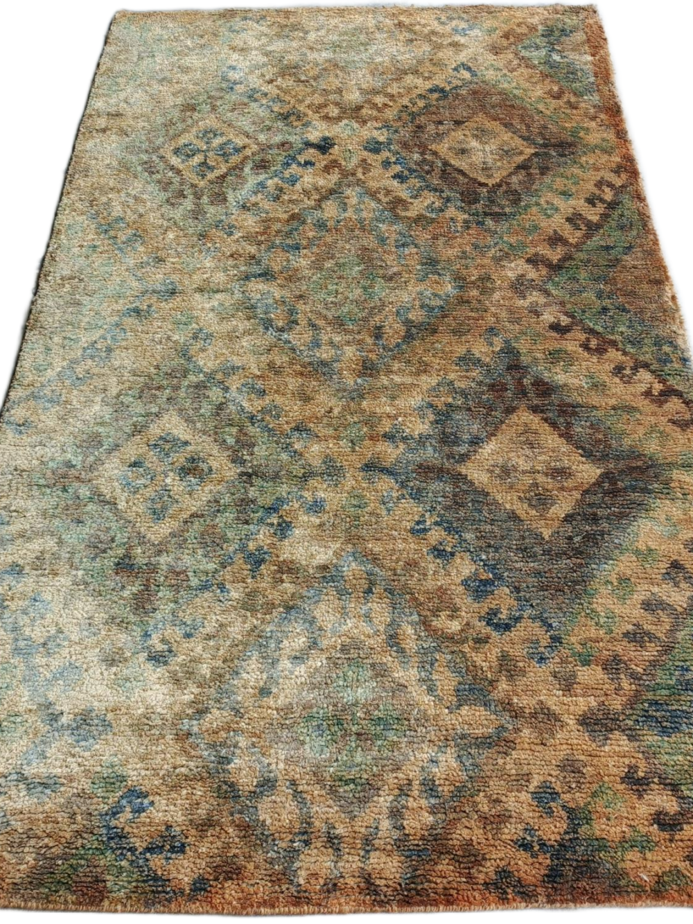 Vanmaati Geometric Hand-Knotted Jute Rug