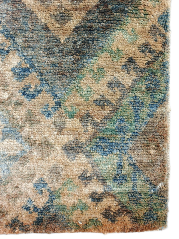 Vanmaati Geometric Hand-Knotted Jute Rug