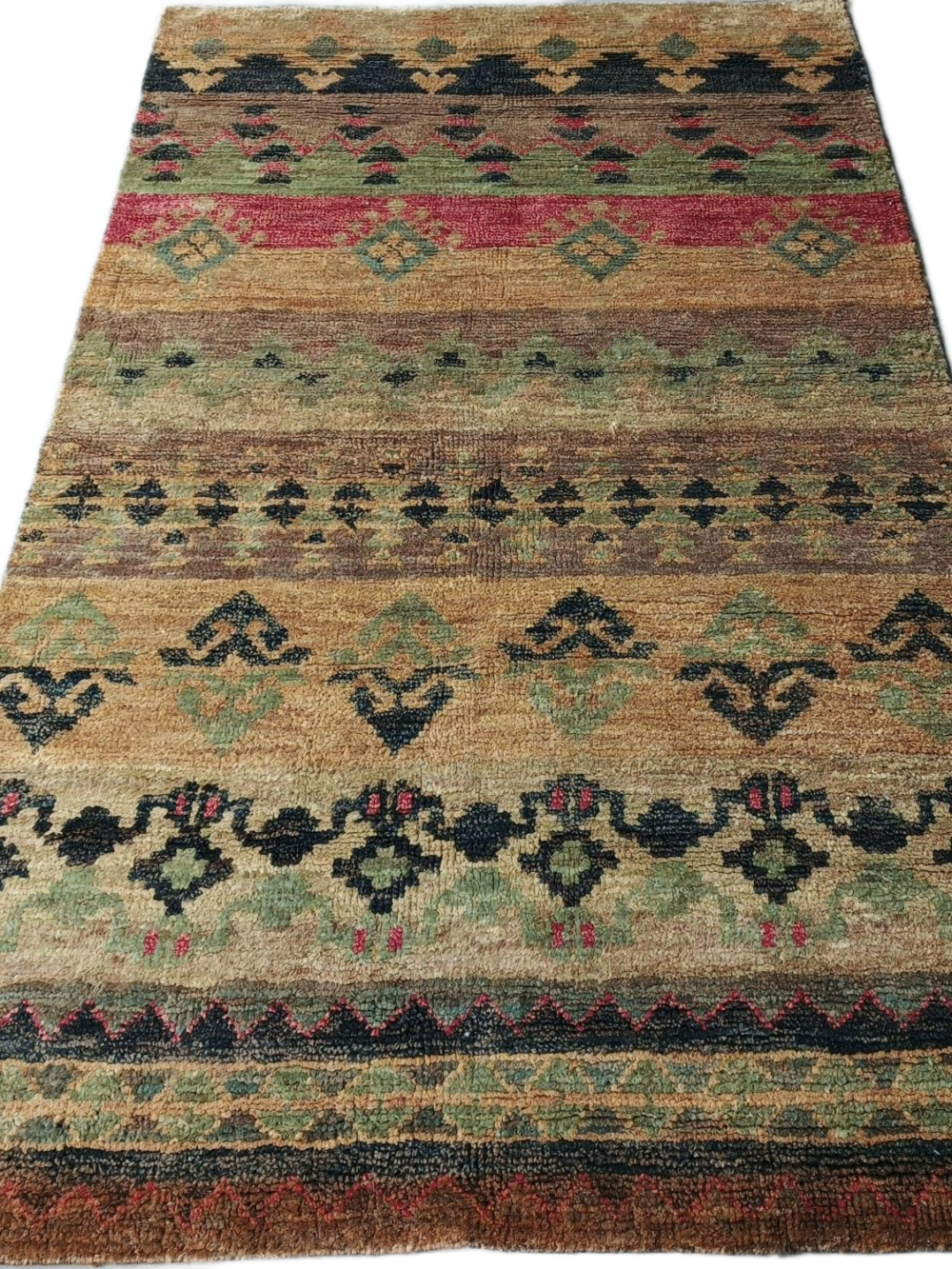 Banjaran Loom-Stripe Hand Knotted Jute Rug