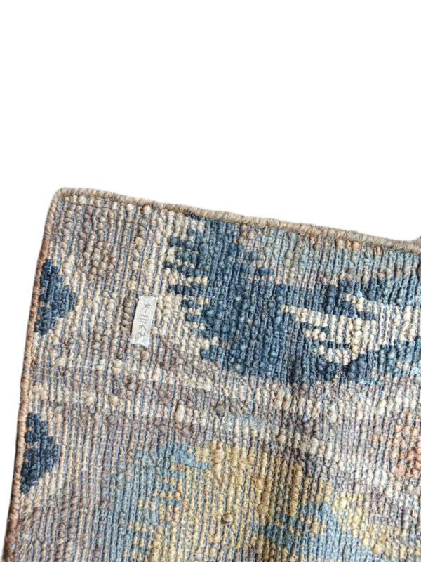 Vasanti Rust-Ikat Jute Hand-Knotted Rug