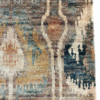Vasanti Rust-Ikat Jute Hand-Knotted Rug