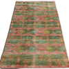 GulaabiVan Striped Tribal Jute Hand-Knotted Rug