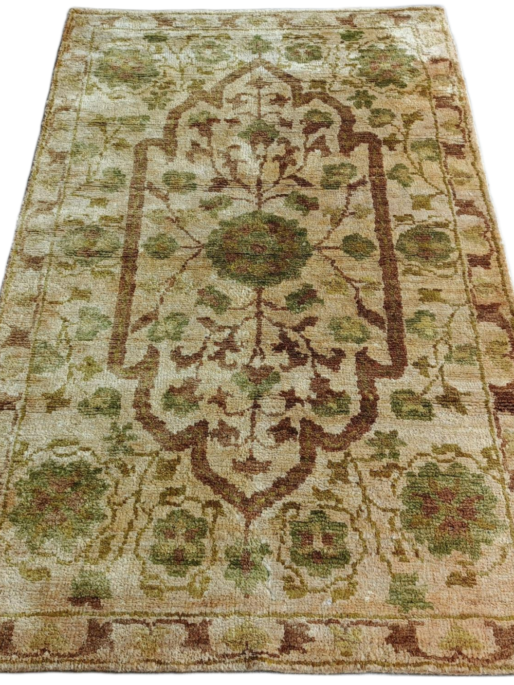 Sunehri Bagicha Hand Knotted Jute Rug