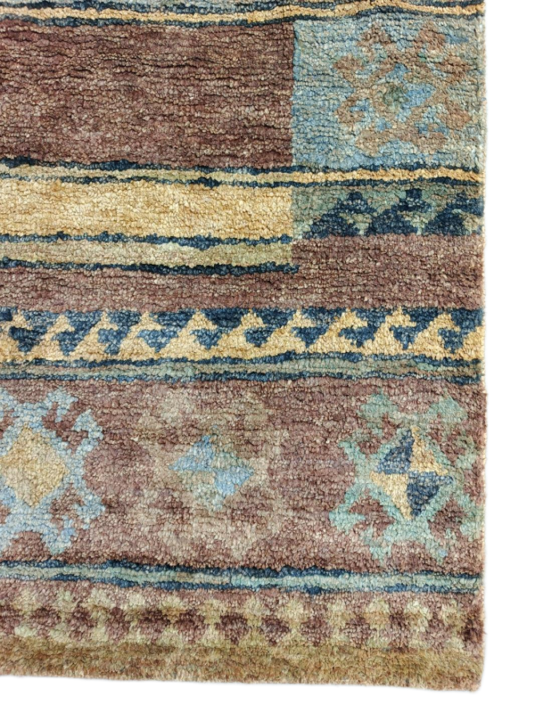 Bhuri-Pankh Tribal Jute Hand-Knot Rug