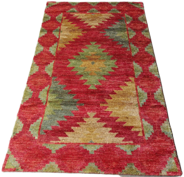 Panchrang Nava Hand Knotted Jute Rug