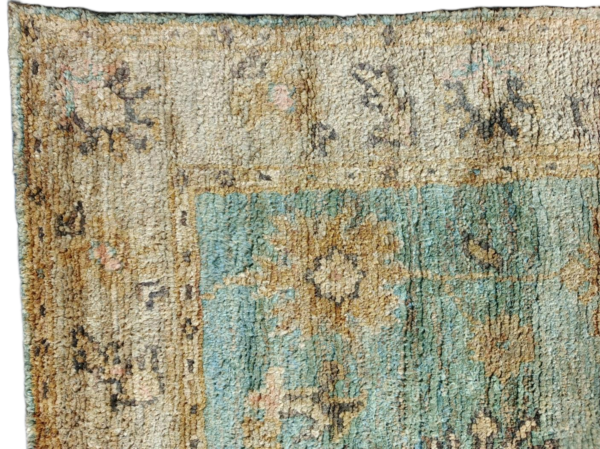 Neel-Bagh Zari Hand Knotted Jute Rug