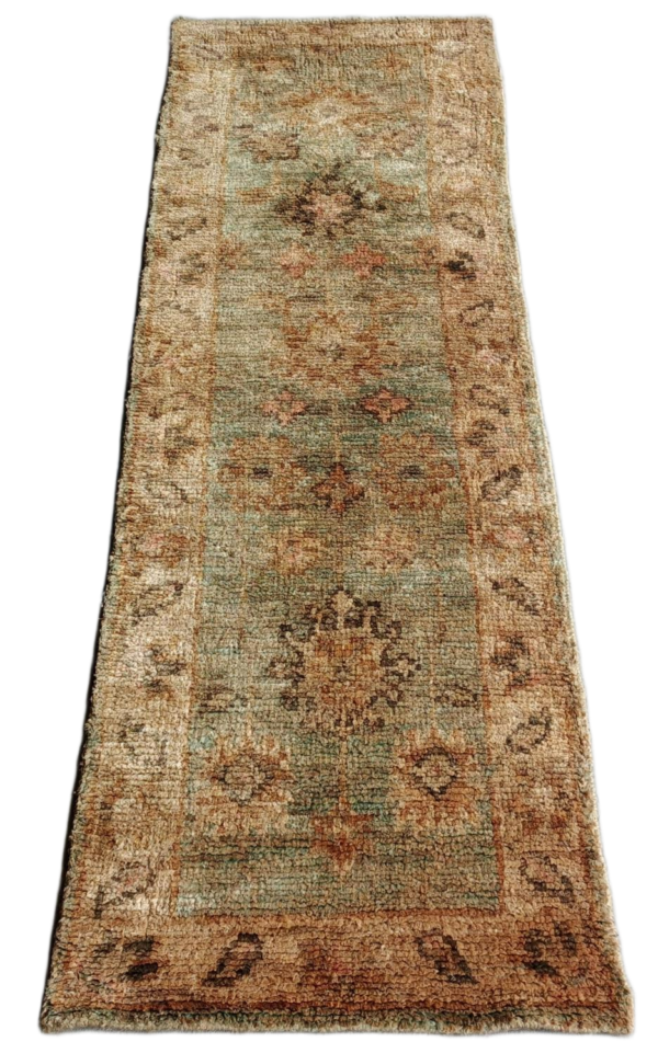 Neerja Pastel Medallion Hand-Knotted Jute Rug