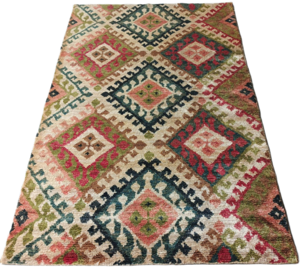 RVC-170_ (1) Sarika Rangwali Hand-Knotted Jute Rug