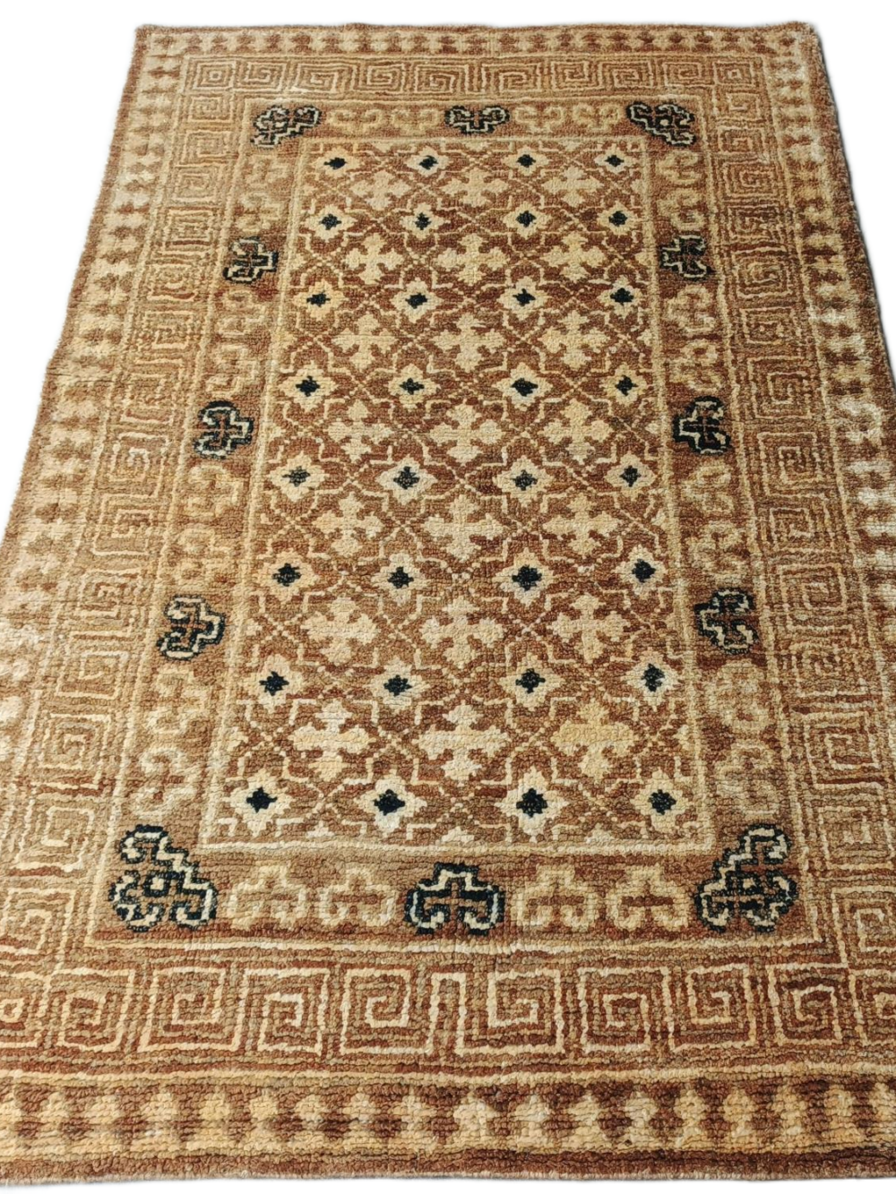 Vasudev Bhakti Hand-Knotted Jute Rug