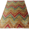 RVC-177_ (2) Vanyarekha Hand-Knotted Jute Chevron Rug