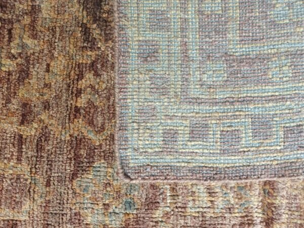 RVC-178_ (3) Vanshika Rust Motif Hand-Knotted Jute Rug