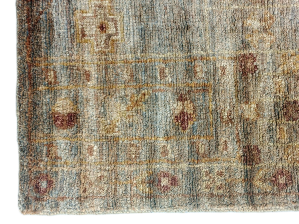 Shailika Mist Motif Hand-Knotted Jute Rug