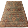 Tanirika Sage Floral Hand-Knotted Jute Rug