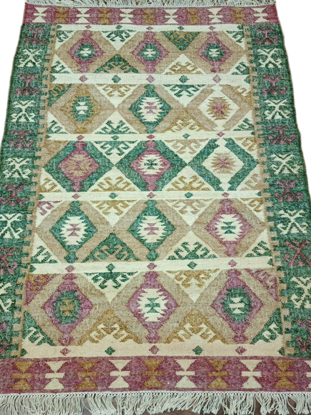 RVC-191_ (1) Aranya Gulmohar Jute Dhurrie