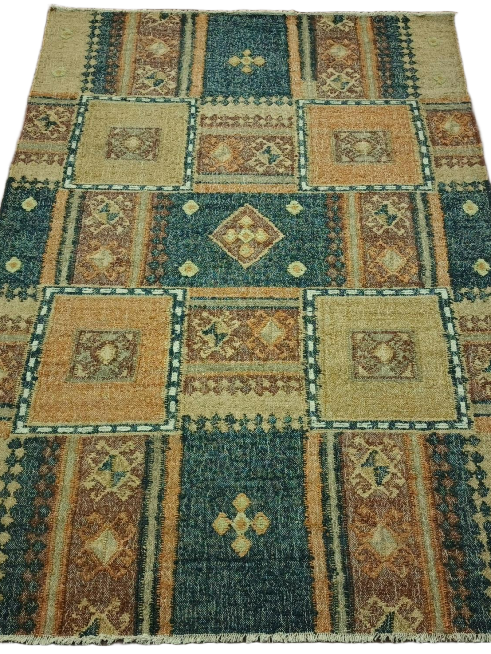 RVC-197_ (1) Ghanavat Chitralekha Jute Dhurrie