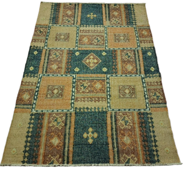 RVC-197_ (1) Ghanavat Chitralekha Jute Dhurrie