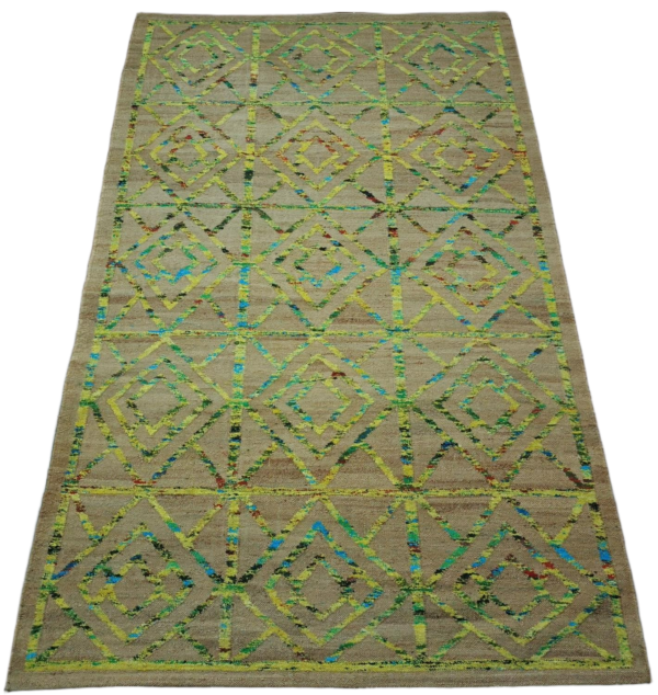 RVC-201_ (1) Harit Manjari Jute Dhurrie