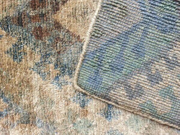 Vanmaati Geometric Hand-Knotted Jute Rug