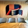 1 (2) Modular Totem Hand-Tufted Rugs