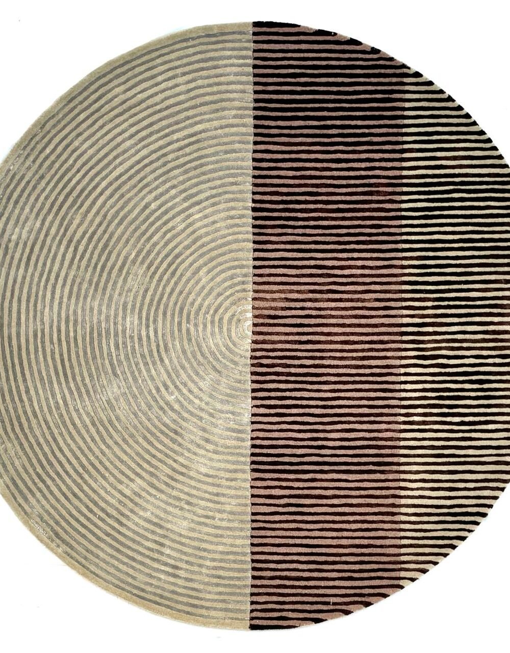 Halo Divide Hand-Tufted Rug