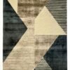 Axis Geometry Hand-Tufted Rug