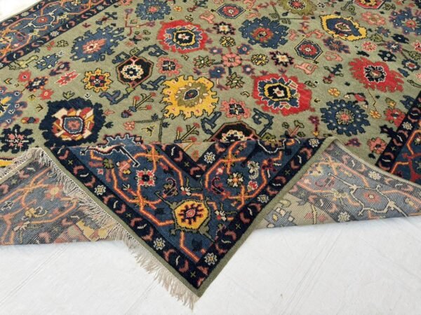 1 Gulzar Garden Hand-Knotted Rug