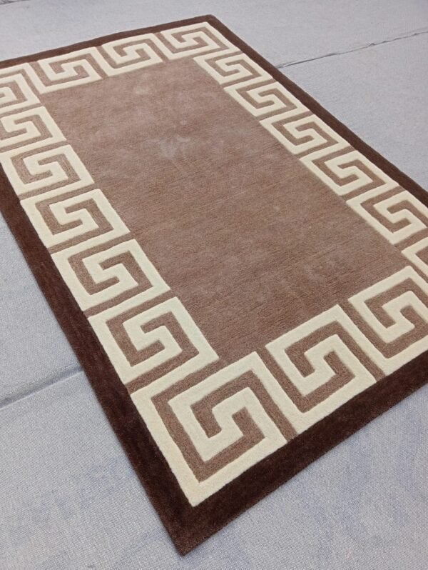 12 (2) Meander Frame Hand-Tufted Rugs