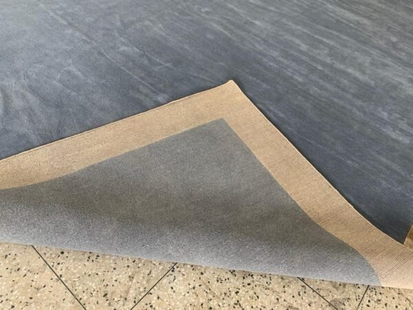 SlateVeda Border Hand-Knotted Rug