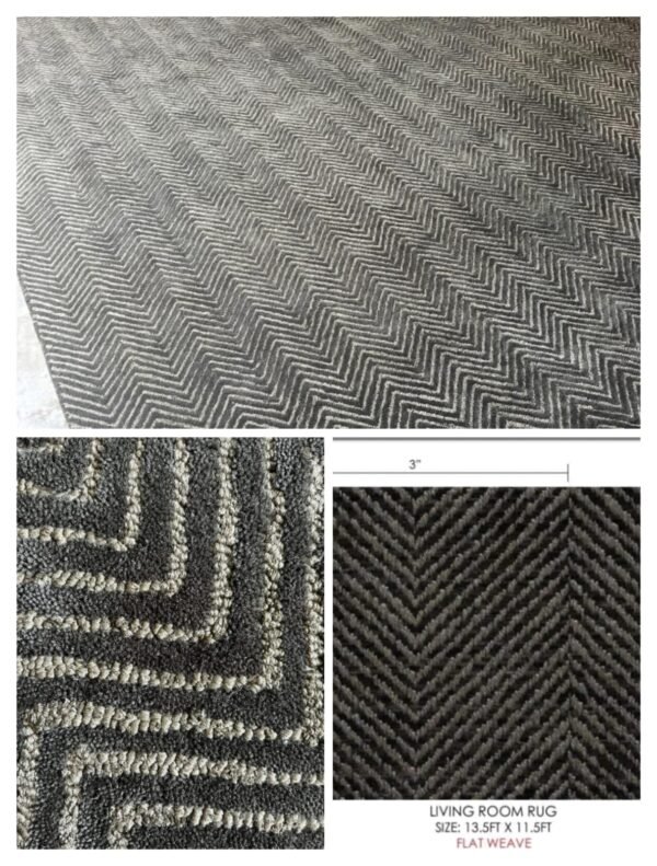 48 (9) Chevron Field Hand-Tufted Rugs