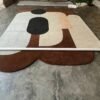 49 (3) Modular Path Abstract Hand-Tufted Rugs