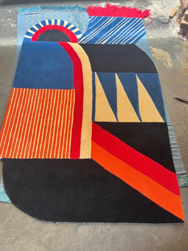 50 (3) Modular Totem Hand-Tufted Rugs