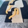 Abstract Runner Form Hand-Tufted Rugs